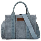 Wrangler Tote Bag for Women Top Handle Handbags Satchel Bag Shoulder Bag Purse for Women with Crossbody Strap