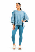 Oversized Mineral Wash Pullover & Leggings Set