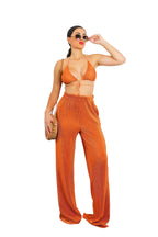 Pleated Vibes Multi-Way Tie Top & Pants Set