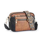 Women's Floral Strap Triple-Zip Crossbody Bag – view 11