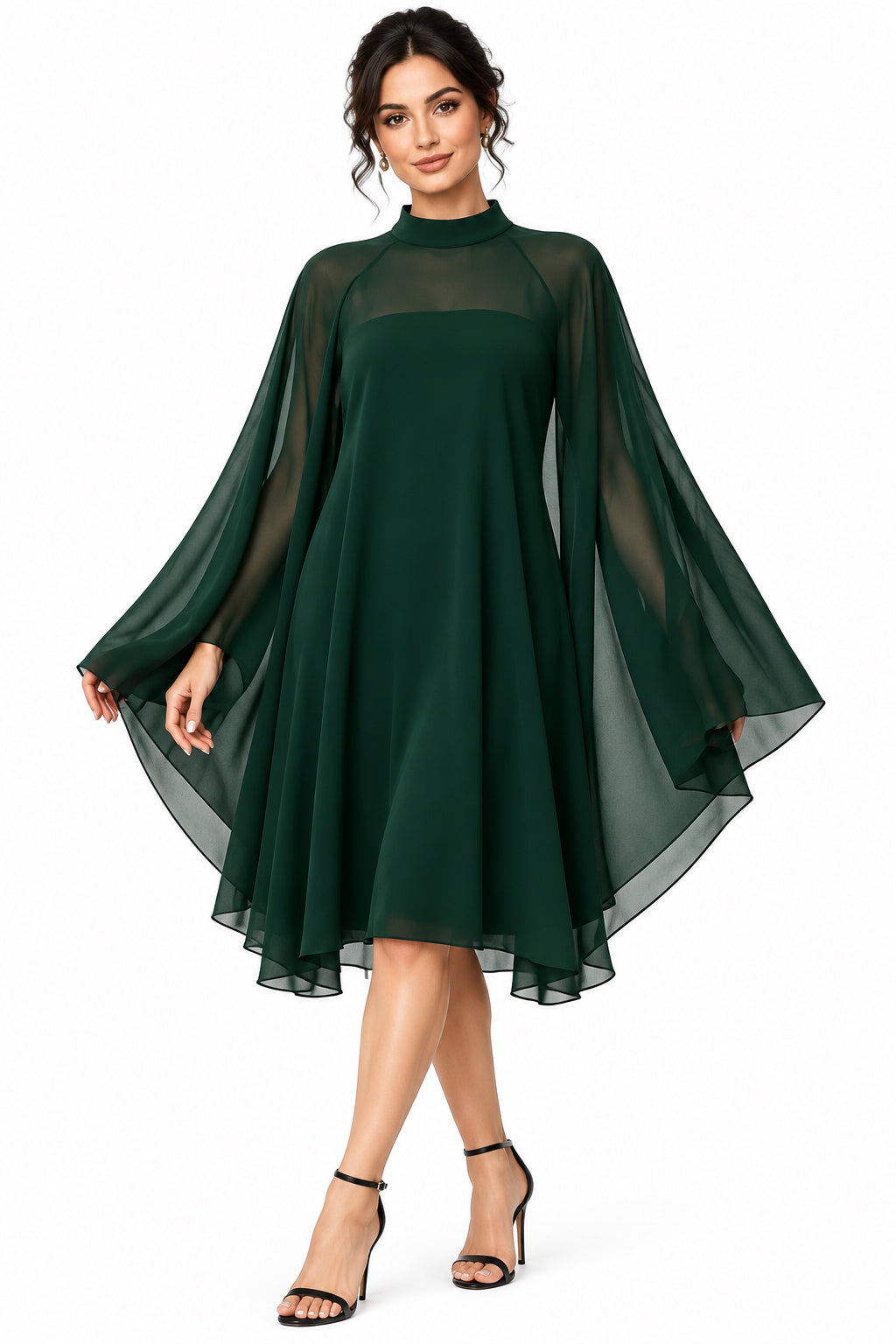 Plus Size Sleeveless Blouse & Tube Top Mini Dress Two-Piece Set – Women's Elegant Curvy Outfit