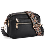 Women's Floral Strap Triple-Zip Crossbody Bag – view 2