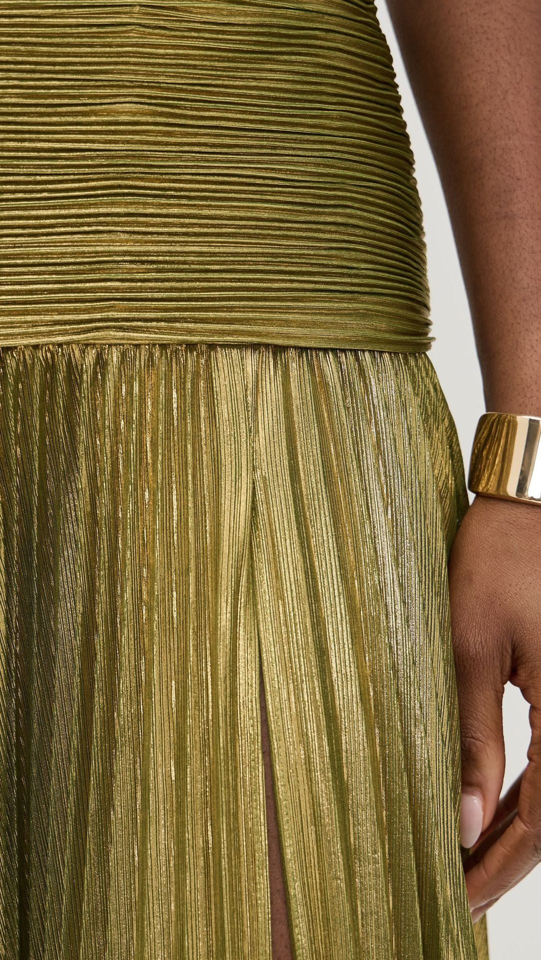 Sexy Pleated Halter Neck Long Dresses Summer Split Sleeveless Dress Evening Party Club Women's Clothing
