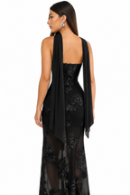 3D Floral Backless Sexy Summer Dress