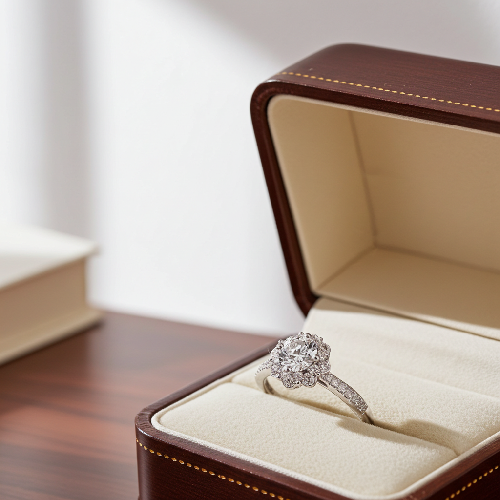 1 Carat 925 Sterling Silver Moissanite Ring