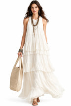 Layered Ruffle Sleeveless Maxi Dress – view 3