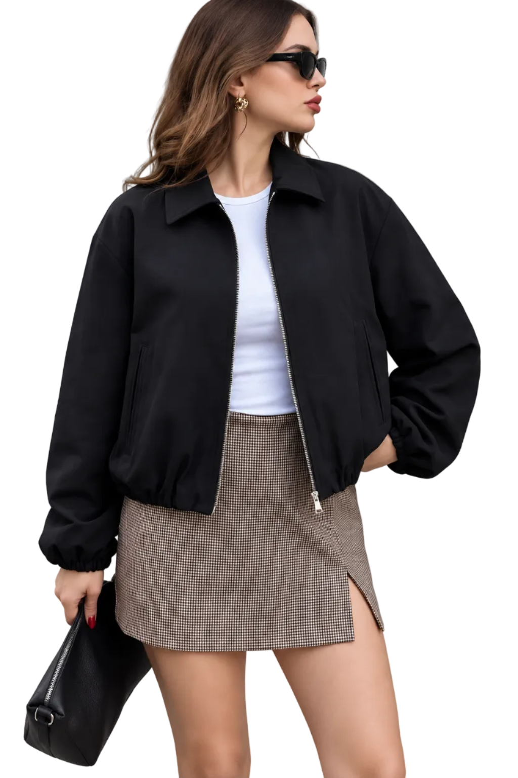 Zip Up Cropped Jacket – view 7